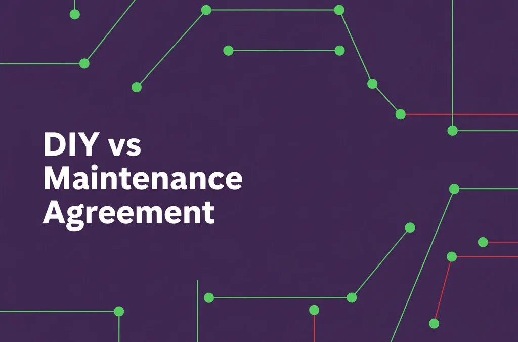 Website Maintenance Agreement vs DIY: Which Costs Your Business More in 2026?